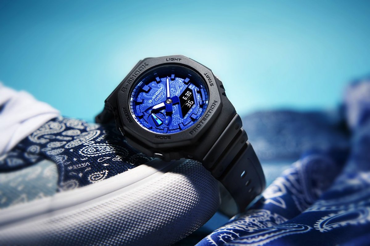G-SHOCK GA-2100BP-1AJF ブルー/ブラック GAB2100-1A | Black Analog-Digital Men's Watch - G-SHOCK | CASIO